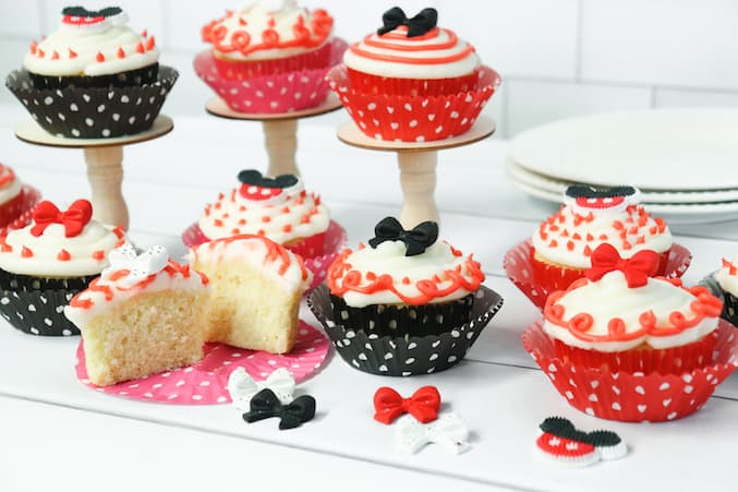 Minnie Mouse Cupcakes 