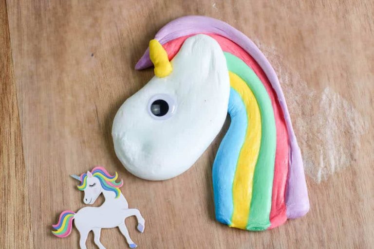 How to make Fluffy Unicorn Slime