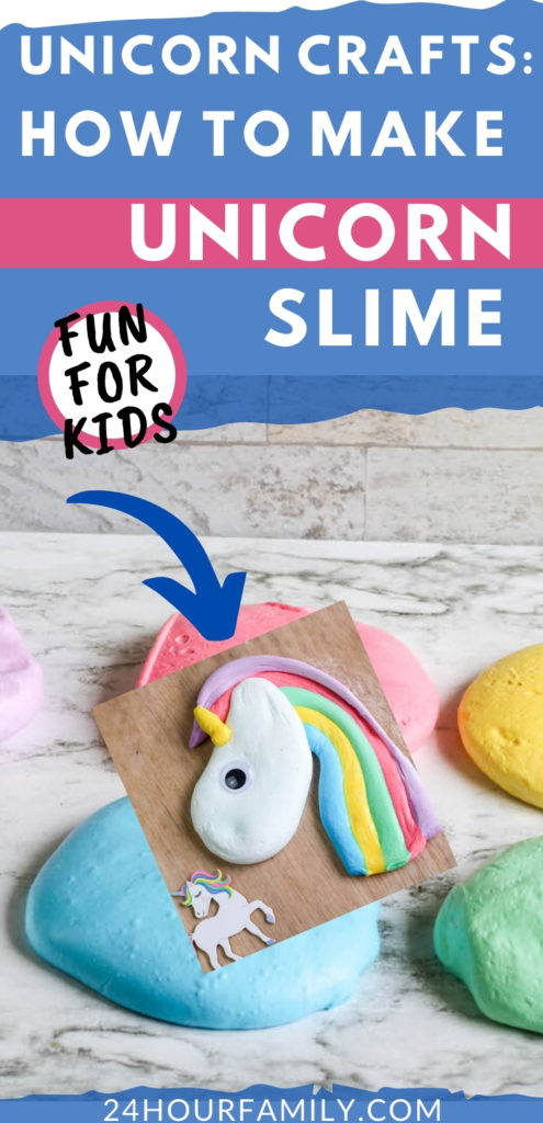 slime for a unicorn birthday party