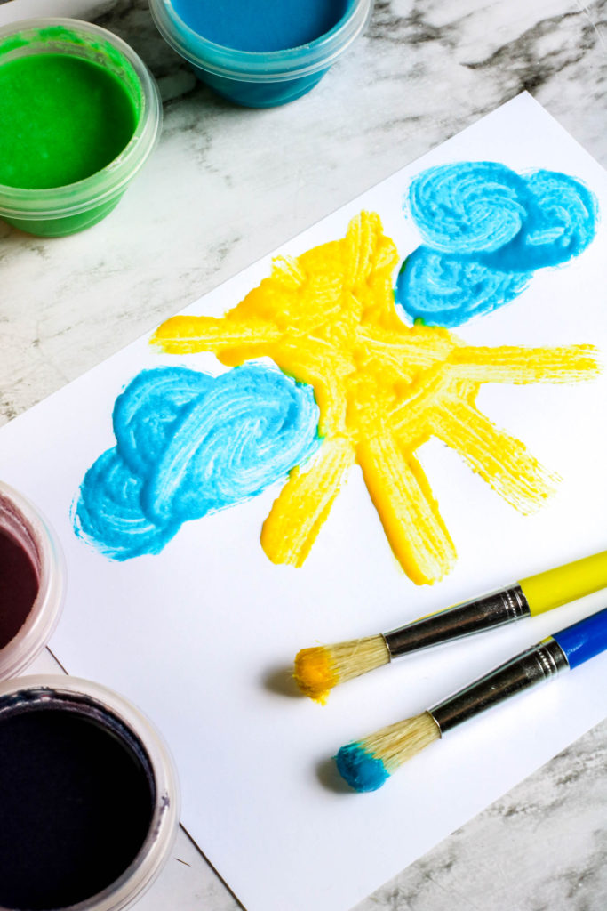 homemade paint recipe for toddlers and kids