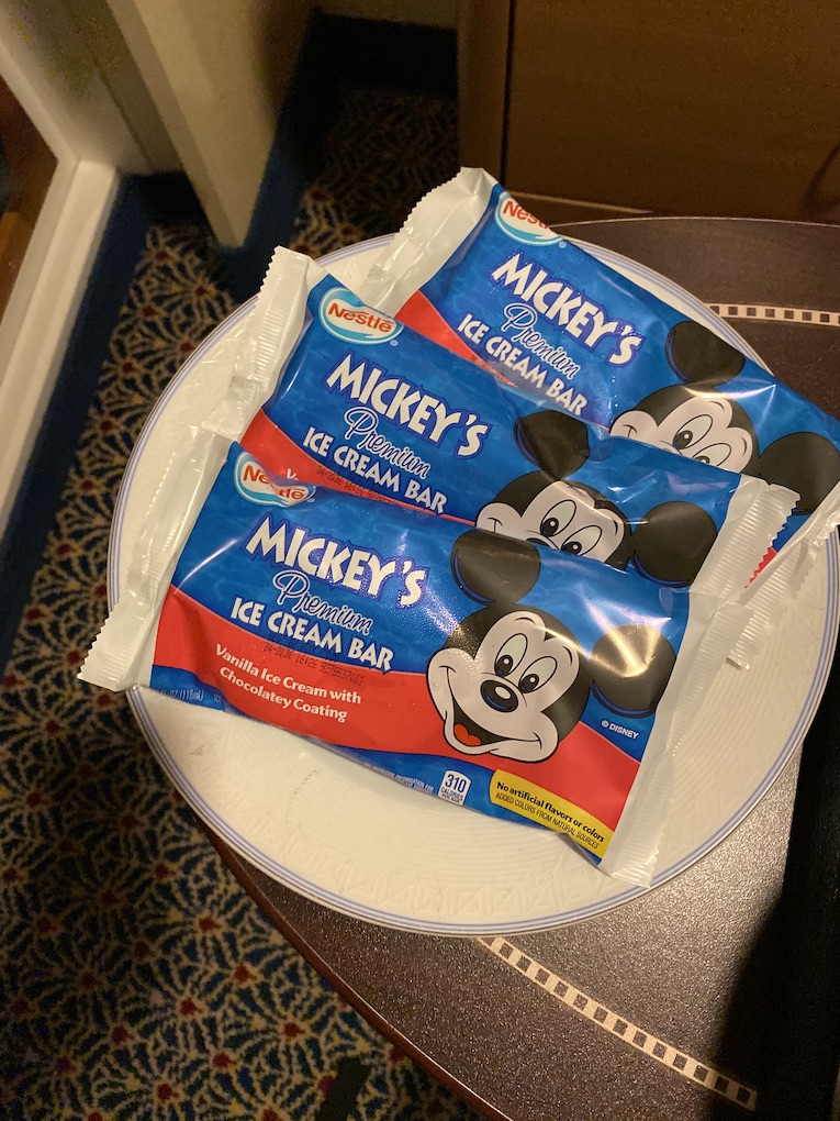 Mickey ice cream bars