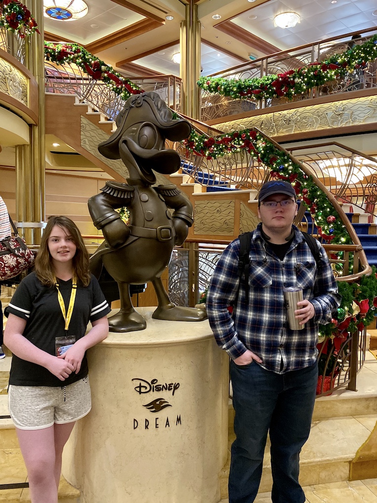 Our teens on the Disney Dream