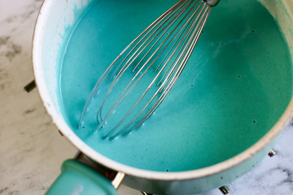 how to make blue playdough from jello