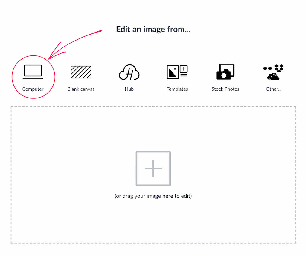 how to add and edit an image in picmonkey