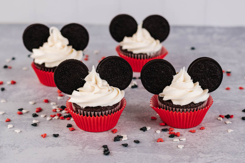 oreo ears mickey Disney cupcakes