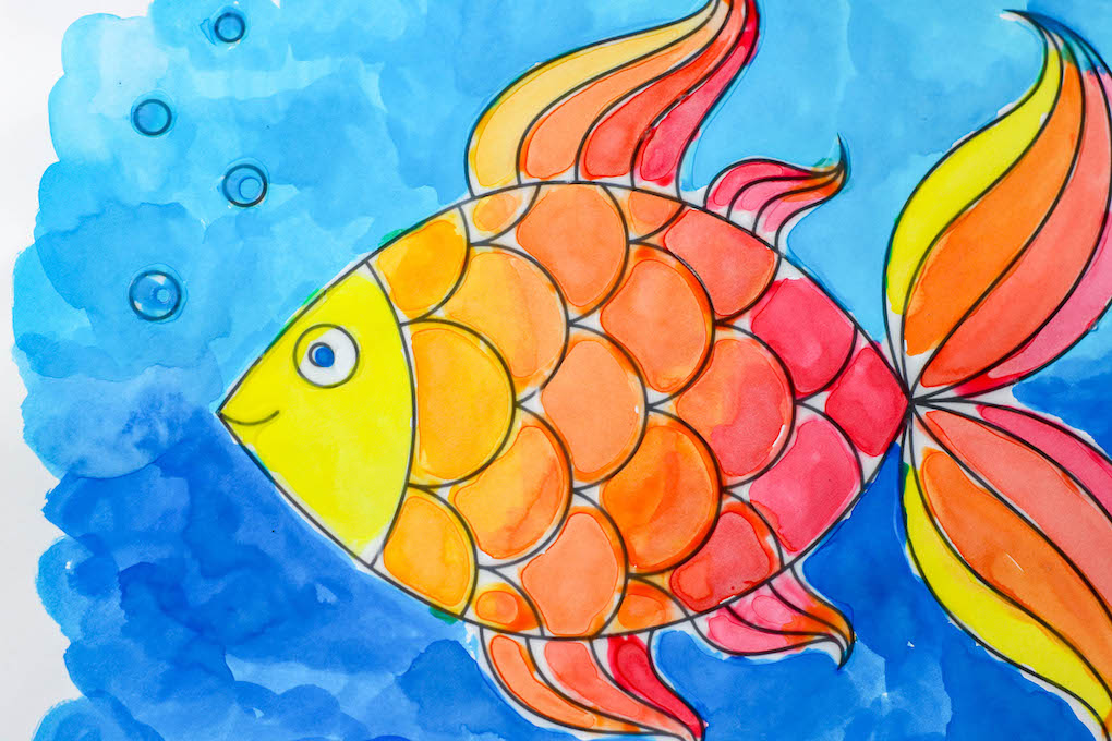 Easy Paintings for KidsWatercolor and Ocean Painting Art