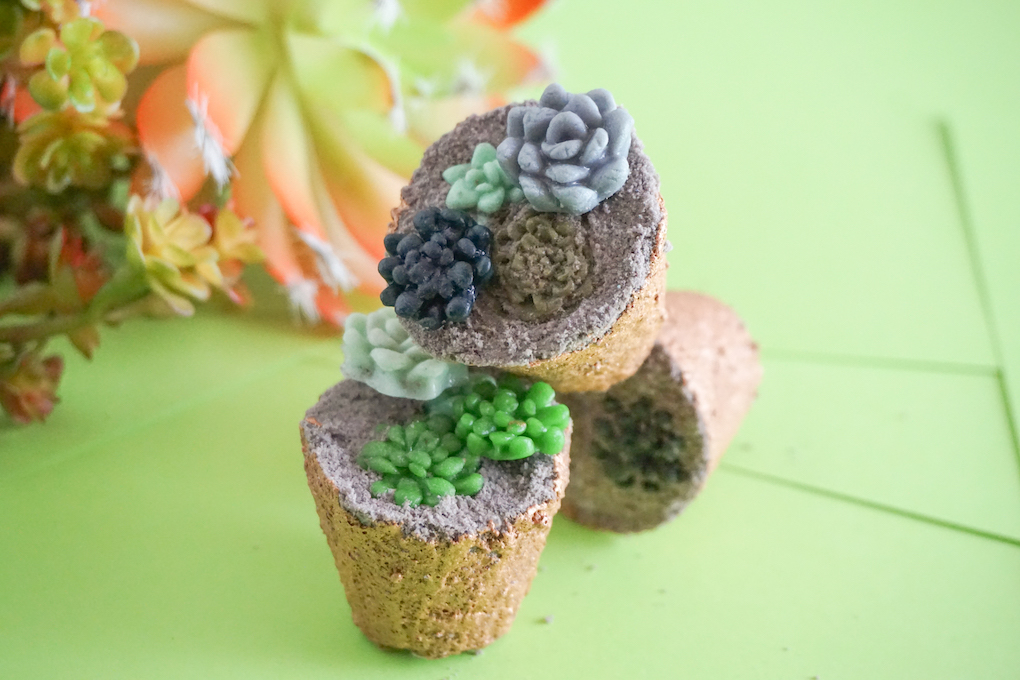 Looking for unique and very cool bath bombs? Make these succulent Bath Bombs