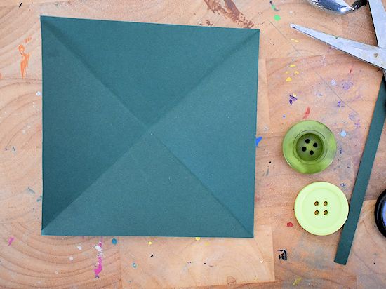 supplies needed to make a simple paper pinwheel