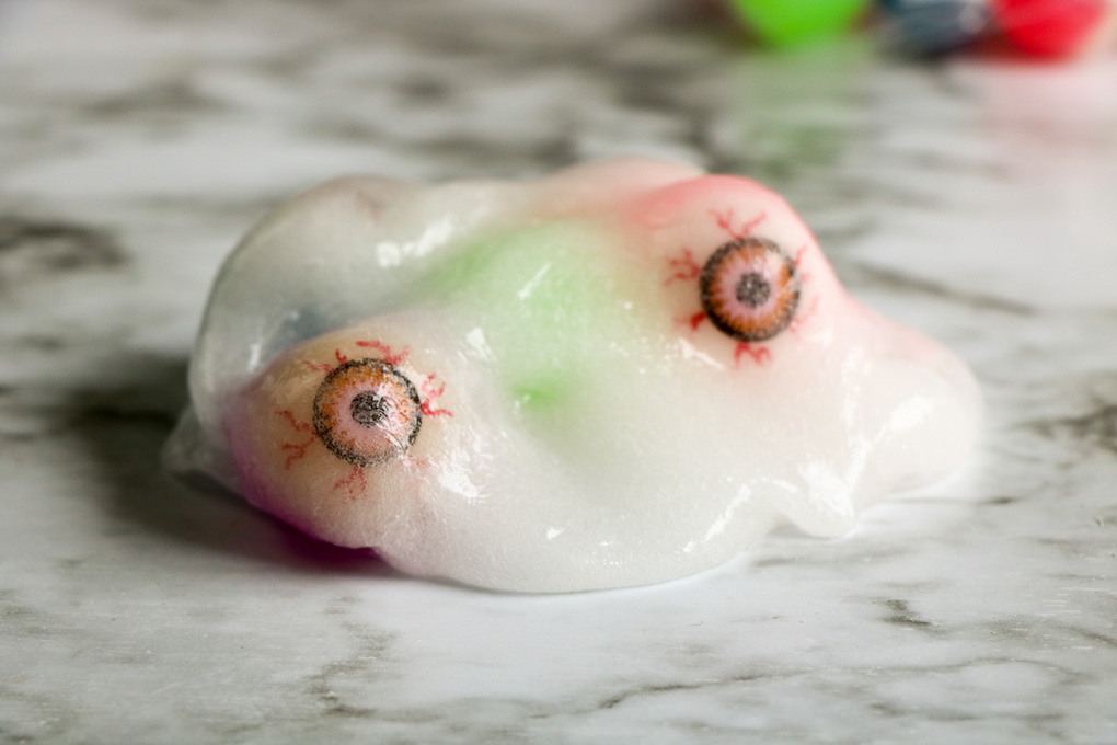 slime with eyes
