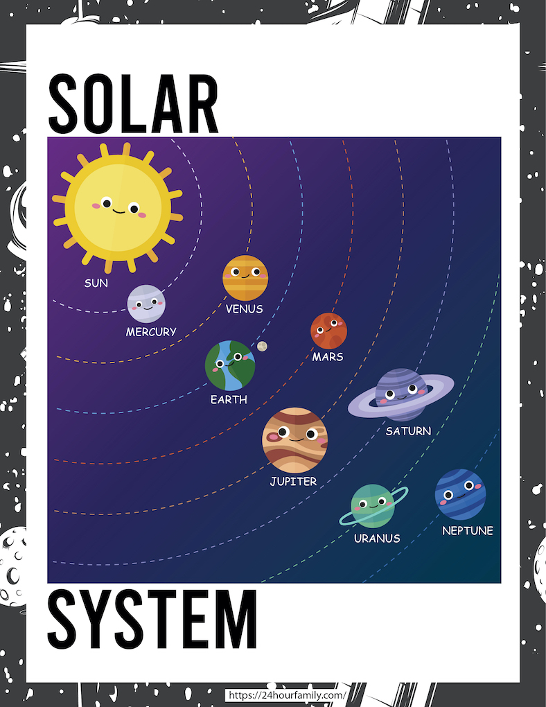 Space Coloring Pages And Printable Activities For Kids 24hourfamily