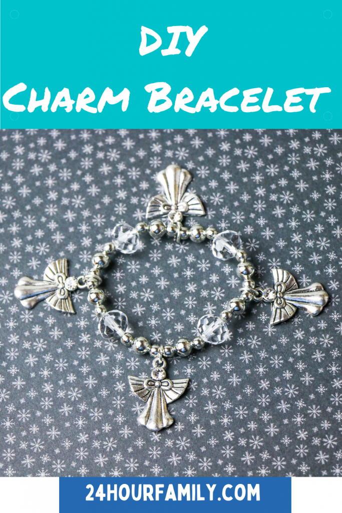 DIY Angel charm bracelet