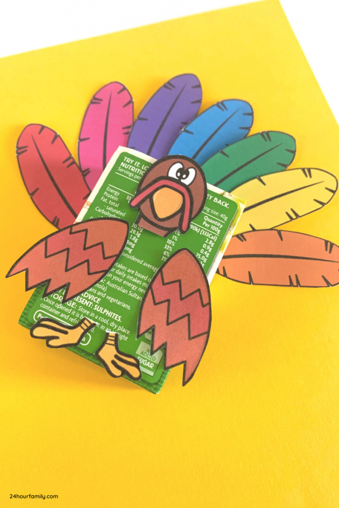 Turkey Feather Template Craft