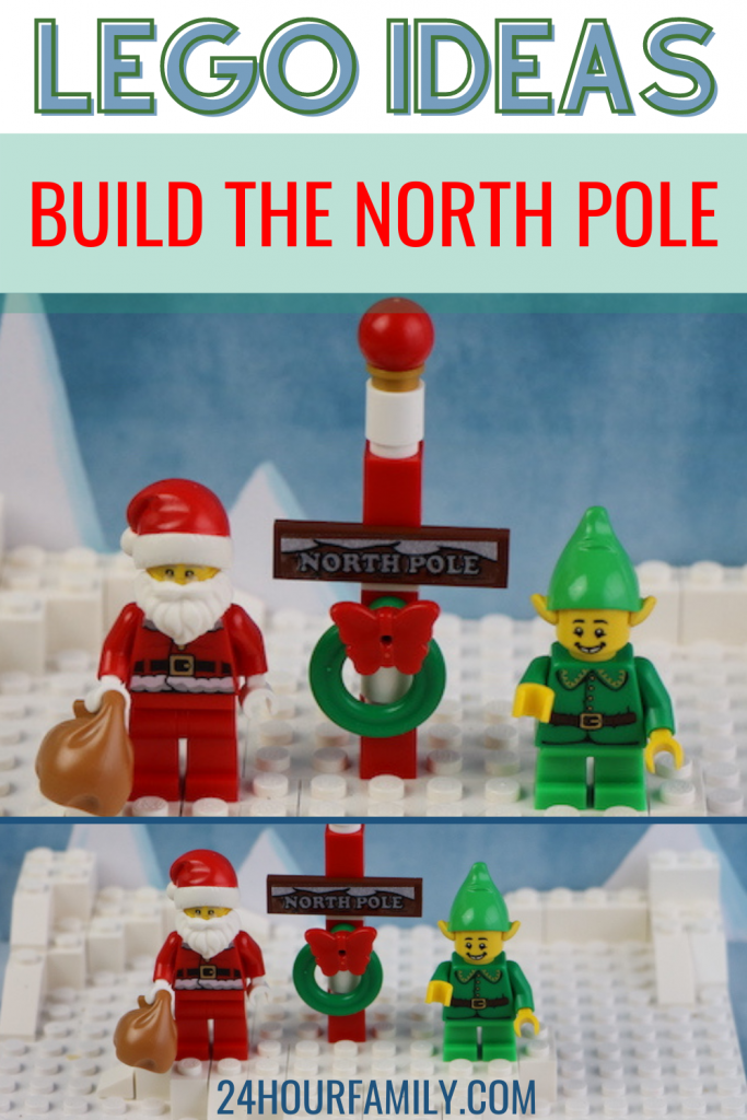 how to build the north pole from legos mini figures brick building