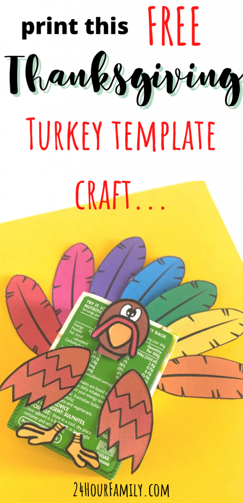 raisin box turkey craft