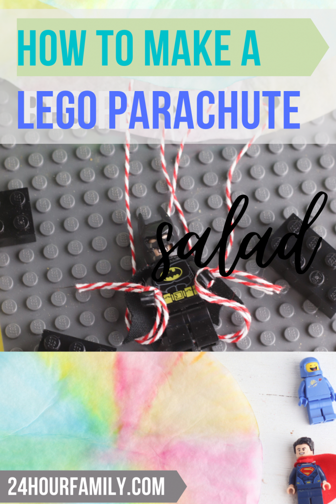 how ot make a lego parachute lego crafts for kids 