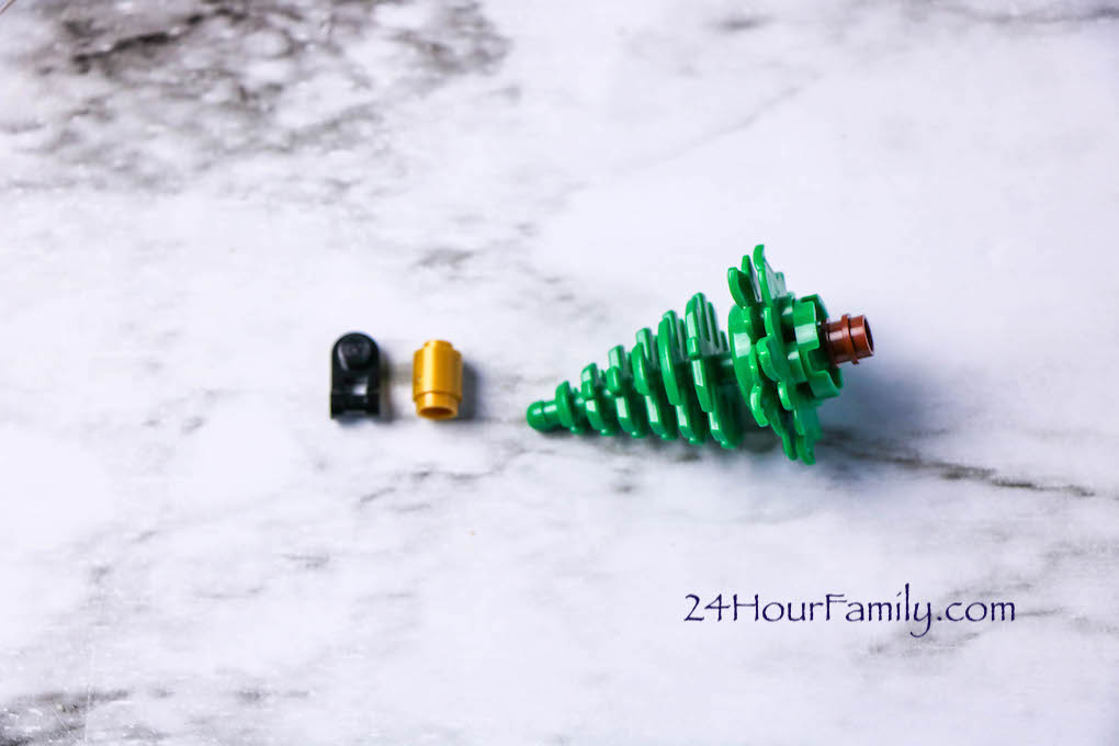 Lego Christmas tree ornament