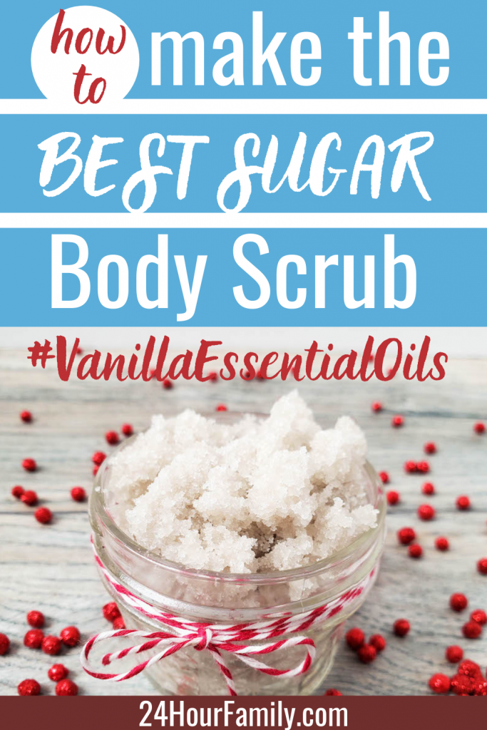 How to make the Best Sugar Body Scrub with essential oils
