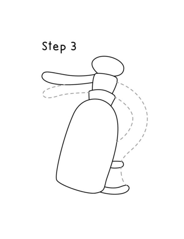 step by step guide on how to draw a fire extinguisher