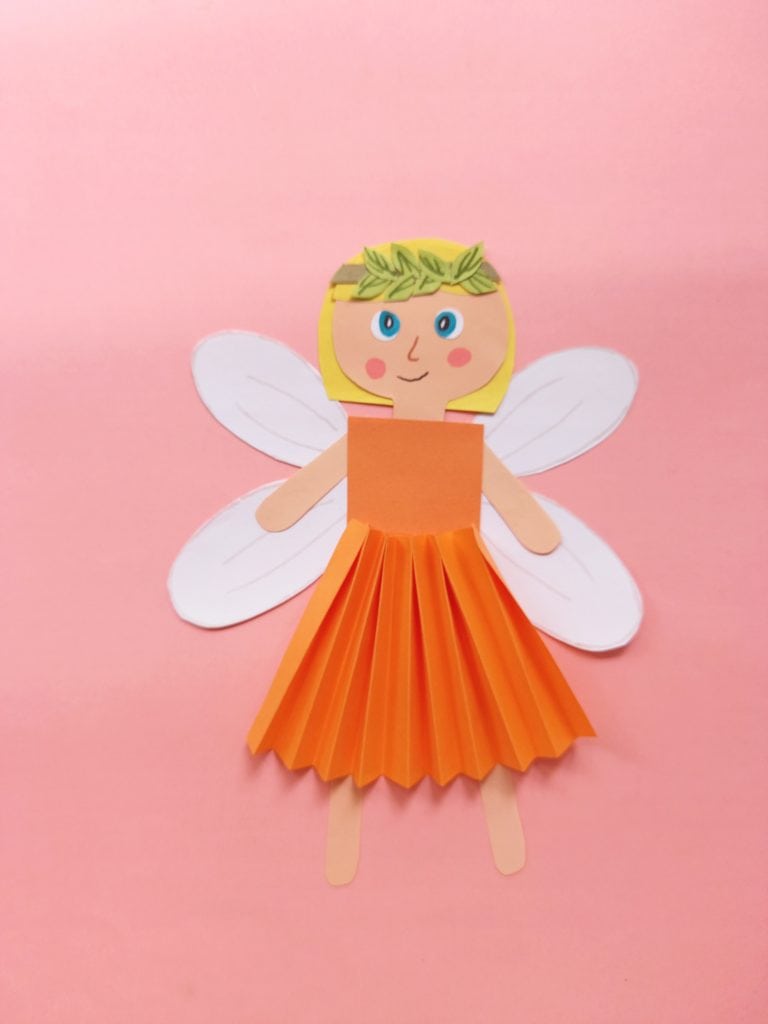 Make a Fairy Paper Doll with this Free Fairy Template