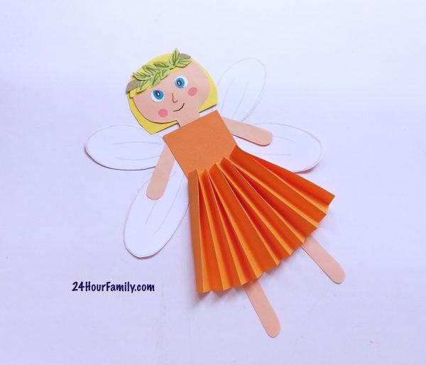 fairy craft paper doll