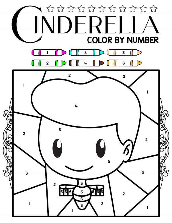 Prince Charming color by number