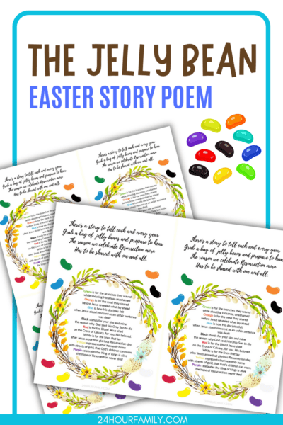 Explaining Easter to a Child Using the Jelly Bean Poem (Free Printable)