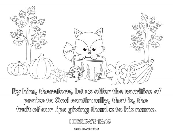 gratefulness coloring pages