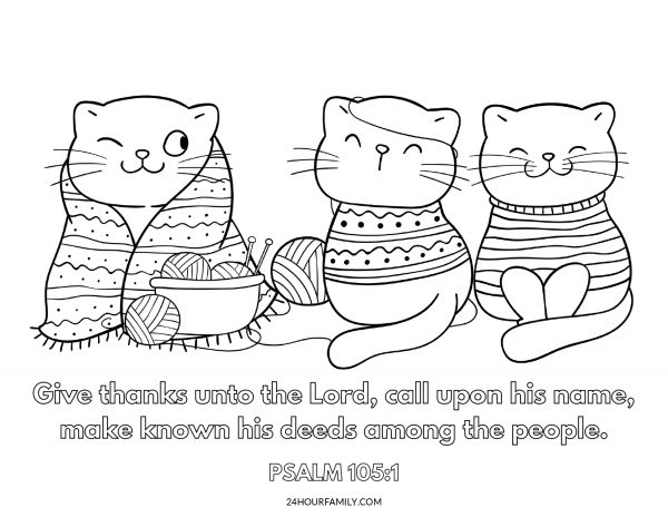 thankfulness coloring pages