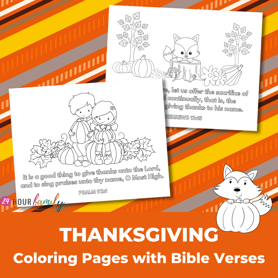 21+ Free Christian Thanksgiving Coloring Pages
