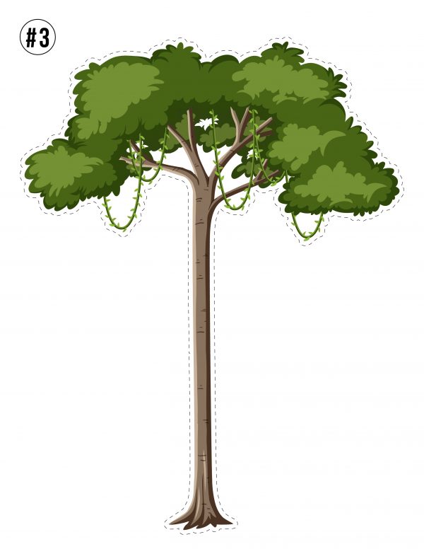 tree cutout for kids