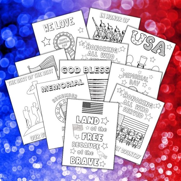 land of the free home of the brave coloring pages, honoring those who served coloring pages
