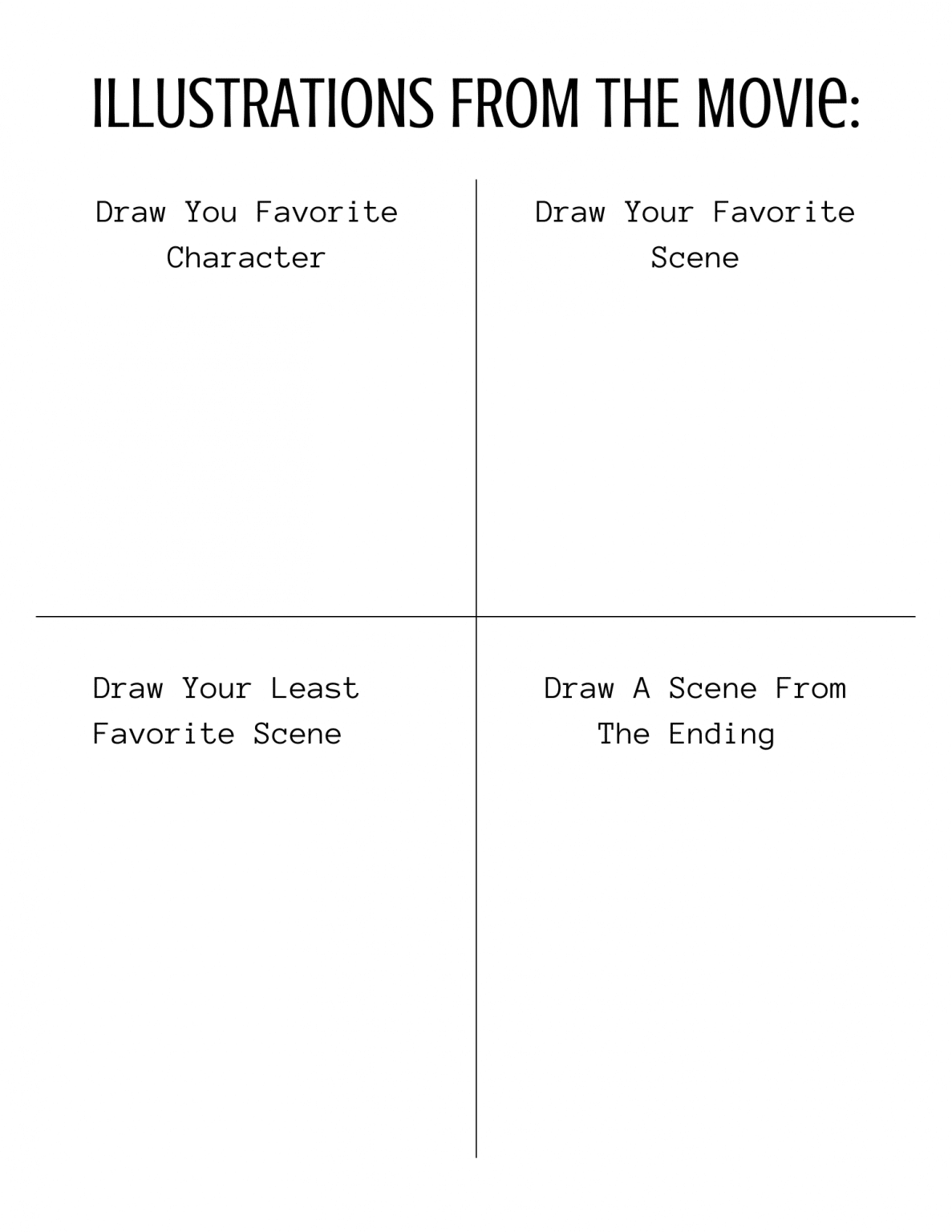 Movie Review Template for Kids and Teens (Free PDF Printables ...