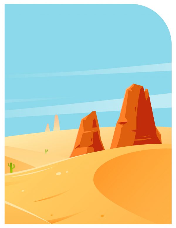 desert diorama free printable pdf