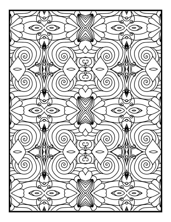 coloring pages geometric