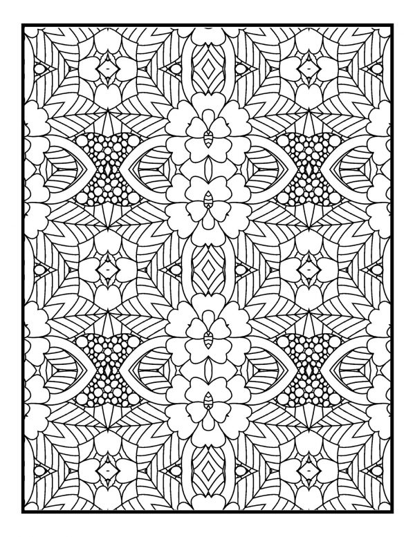 geometric coloring pages for adults