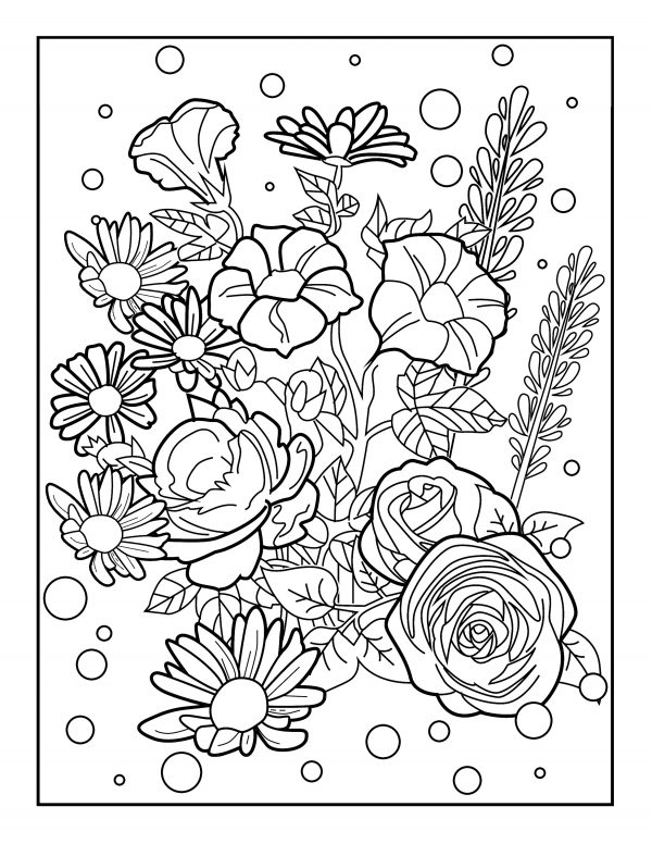 aesthetic coloring page