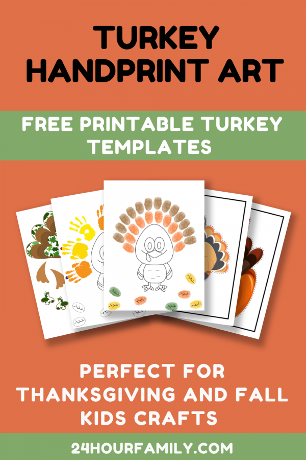 turkey handprint art from printable turkey templates for crafts art projects thanksgiving art