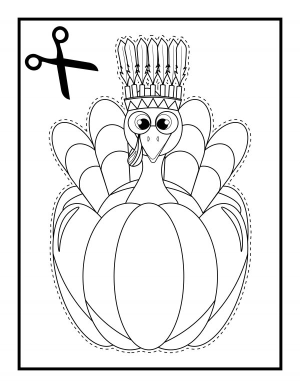 cut out printable turkey templates