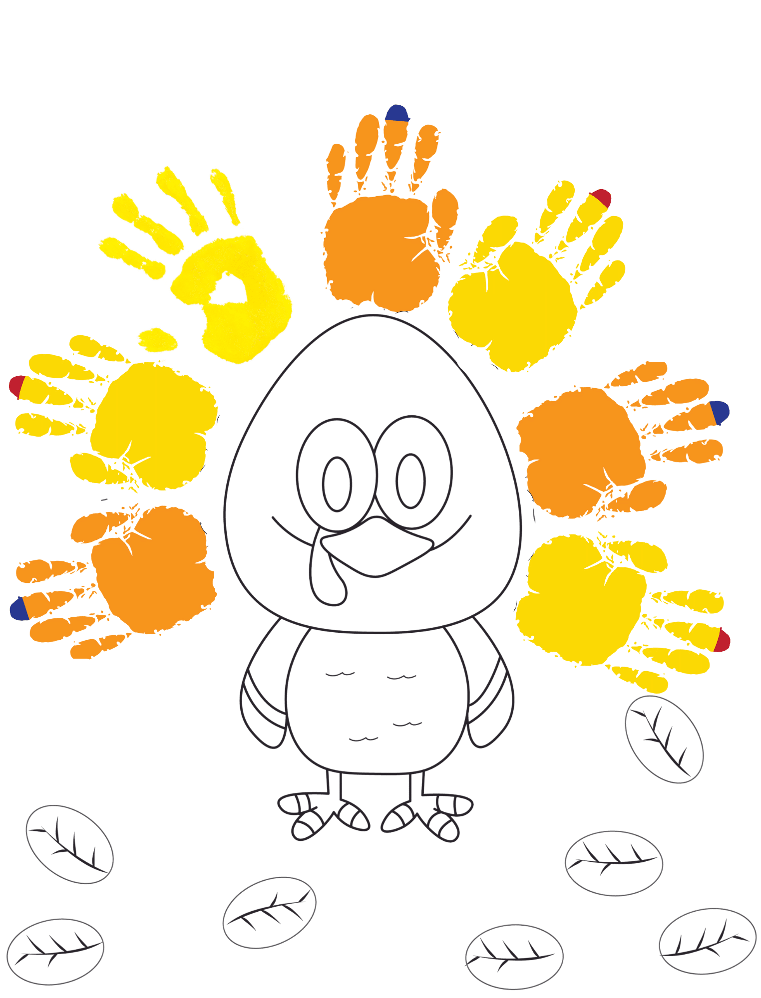 34 Printable Turkey Templates for Crafts - 24hourfamily.com