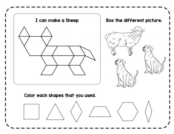 sheep pattern blocks printable printable blank pattern block templates