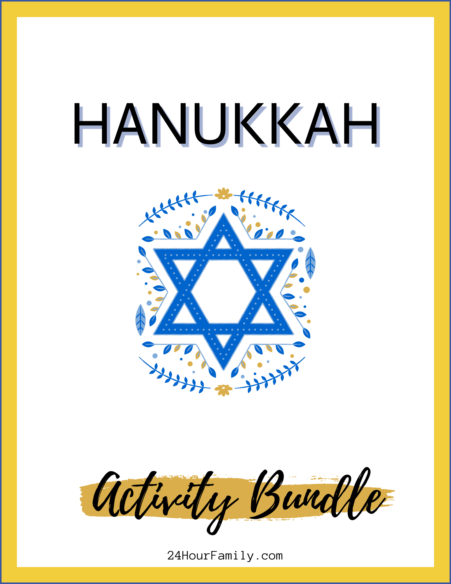 10 Free Printable Hanukkah Activity Sheets