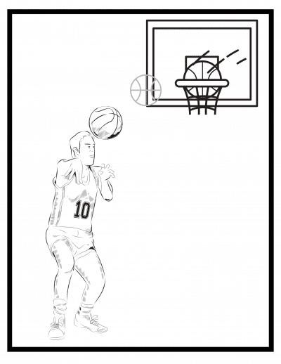25 Free Basketball Coloring Pages 