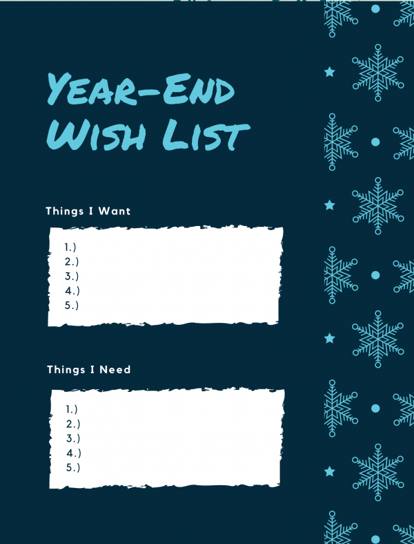 year end wishlist