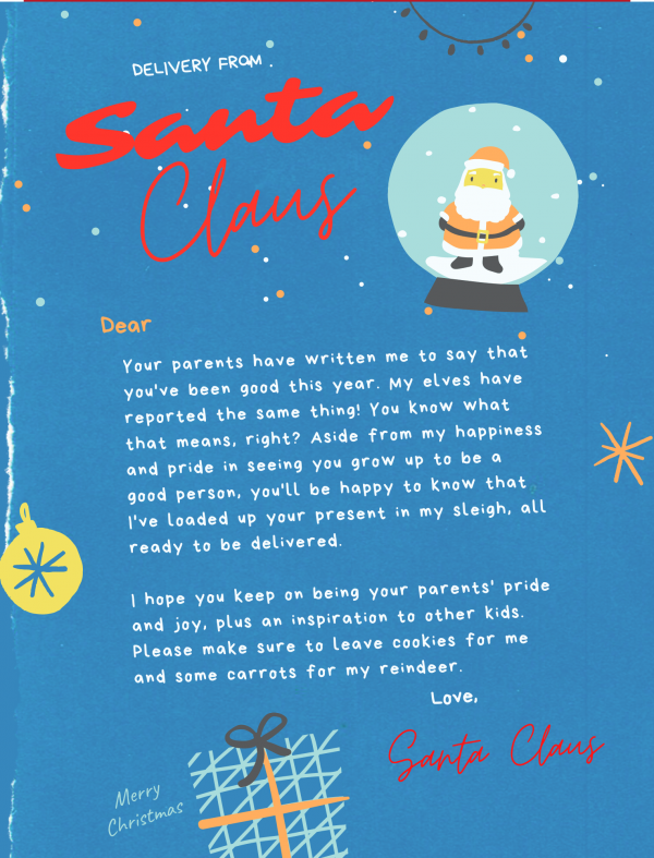 christmas letter from santa santa letter