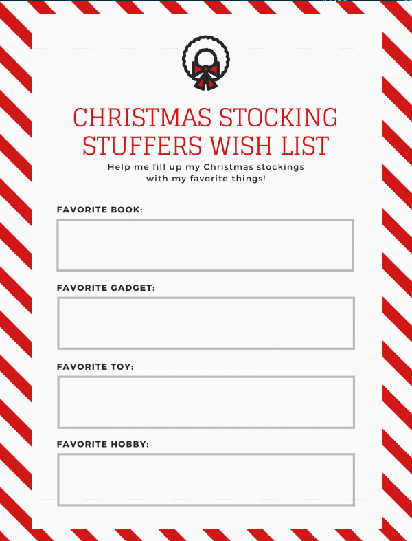 christmas stocking stuffers wish list