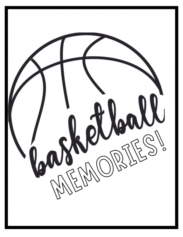 basketball memories coloring basketballs 