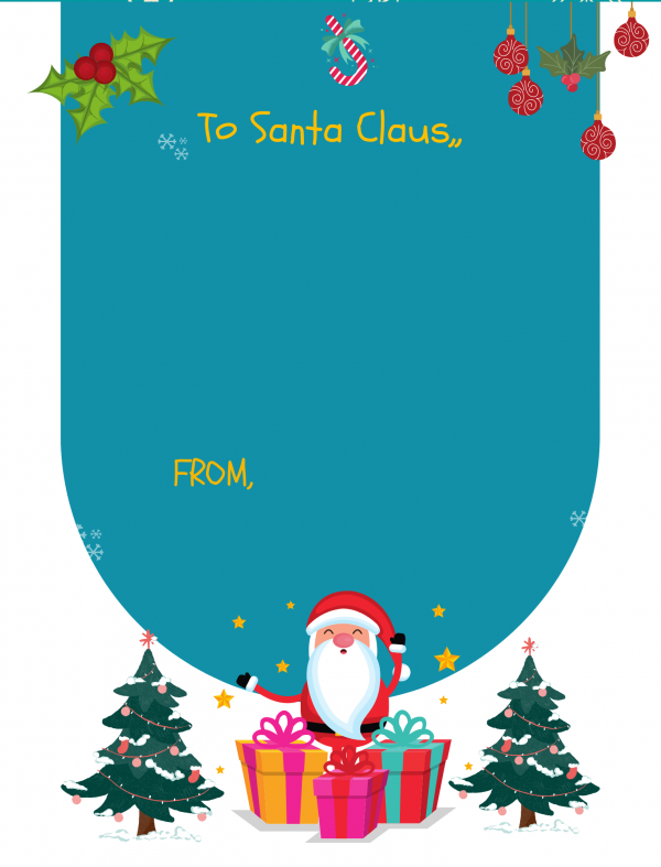free printable santa list