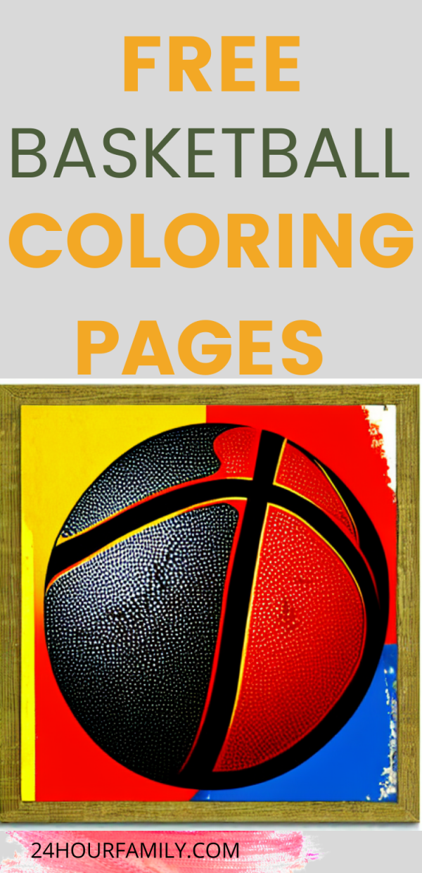 free basketball coloring pages