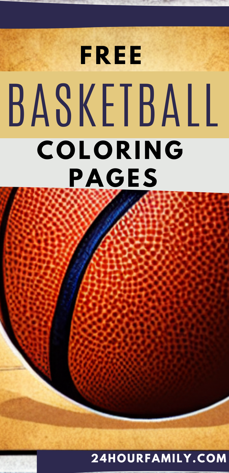25 Free Basketball Coloring Pages