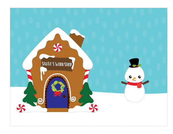 Build the North Pole Printable Paper Craft (Free Template ...